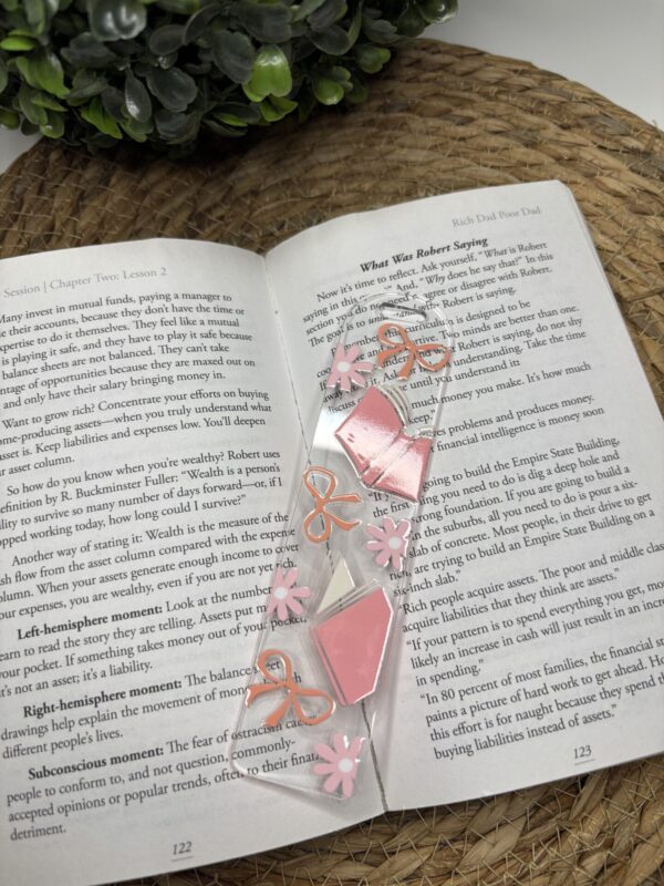 Book Acrylic Bookmark