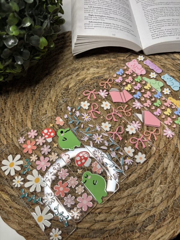 Bowed Daisy Acrylic Bookmark