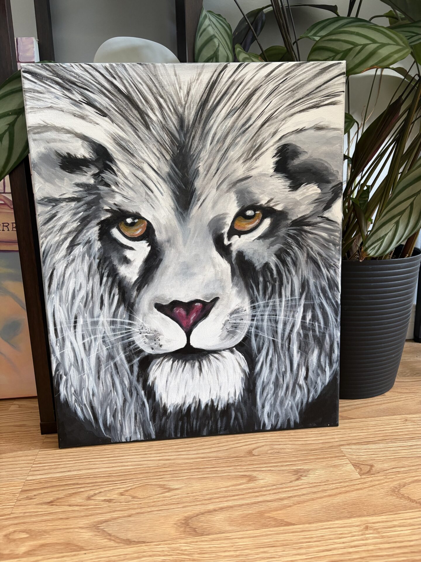 Heart of a Lion Original Acrylic Painting